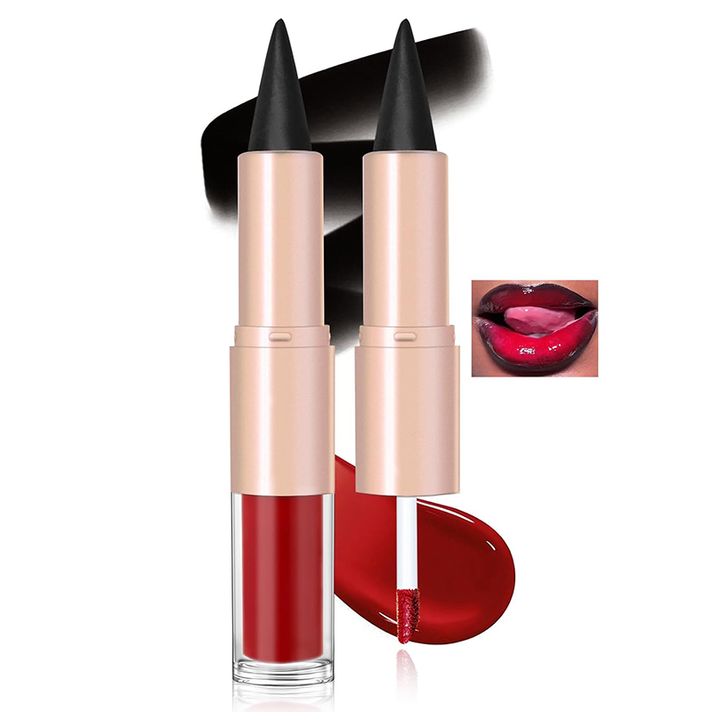 Dual-Ended 2-in-1 Lip Gloss/Lipstick OEM Manufacturing