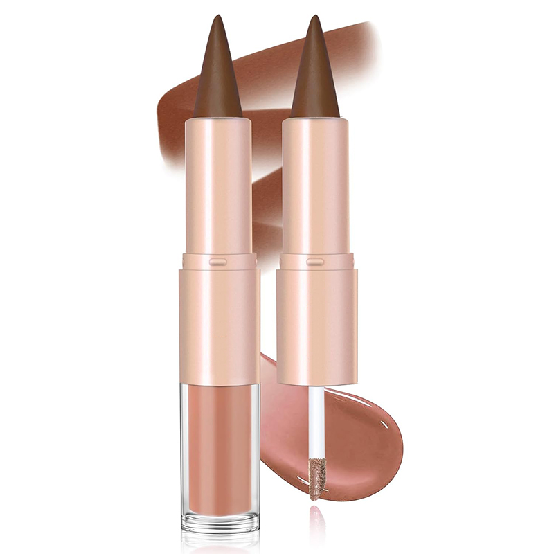 Dual-Ended 2-in-1 Lip Gloss/Lipstick OEM Manufacturing
