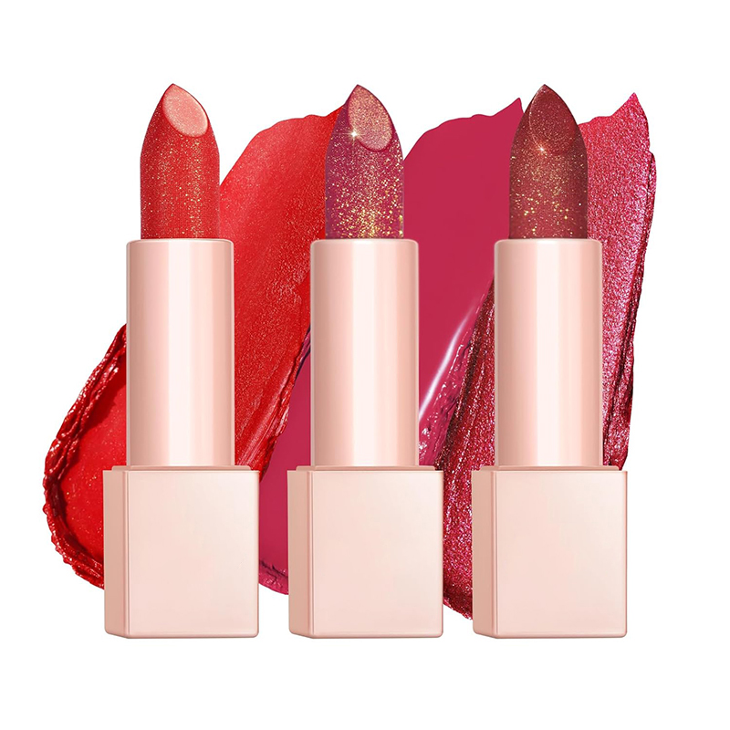 Pearlescent Shimmer Lipstick OEM Manufacturing
